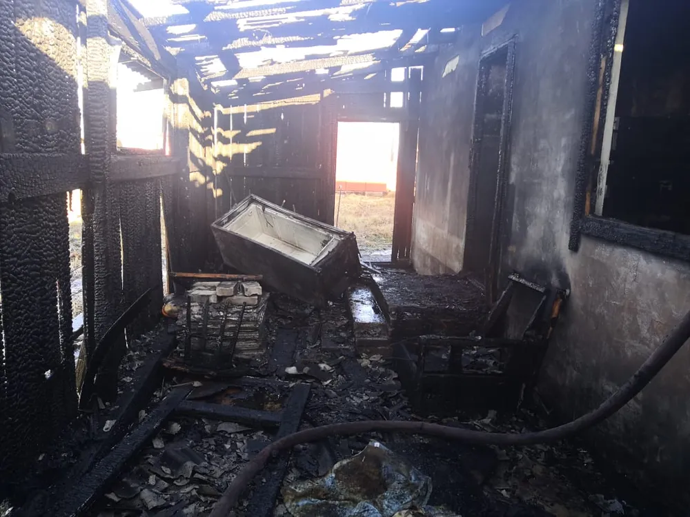 Труп мужчины найден в сгоревшем доме в с. Ленинское ЕАО