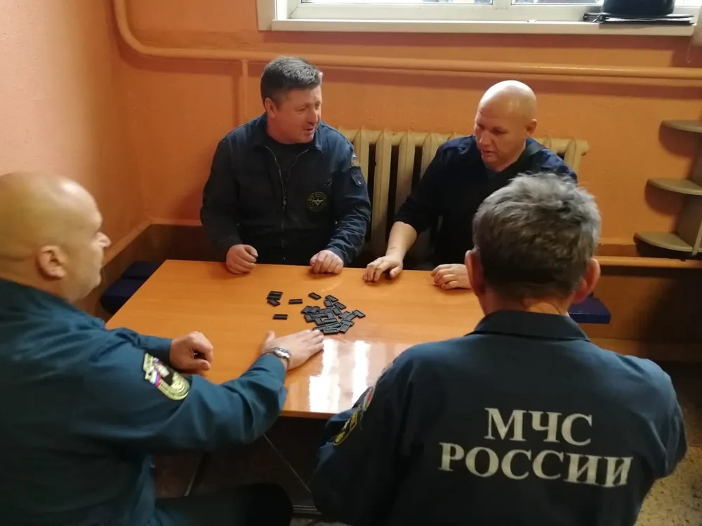 С «рыбой» и «базаром» разбирались пожарные МЧС России по ЕАО