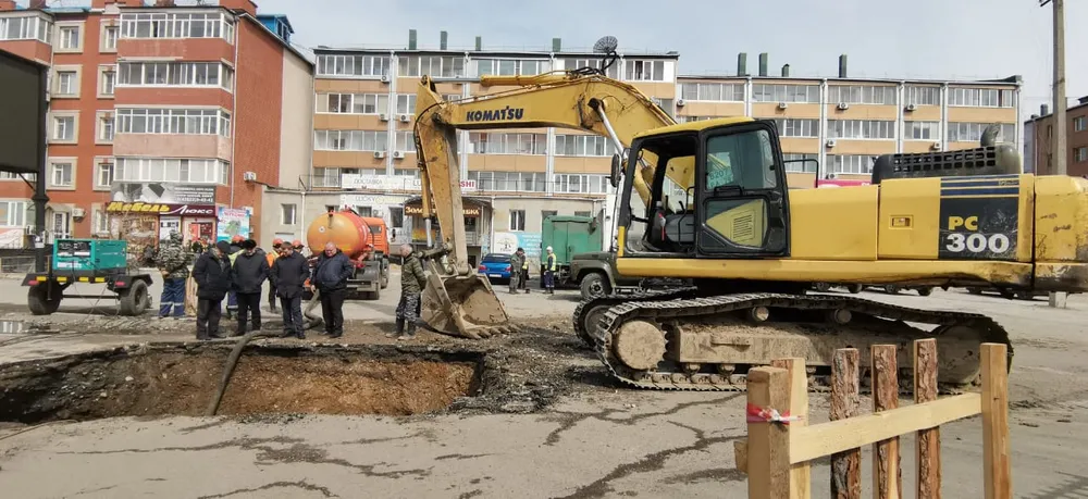 Коммунальную аварию устранили в Биробиджане