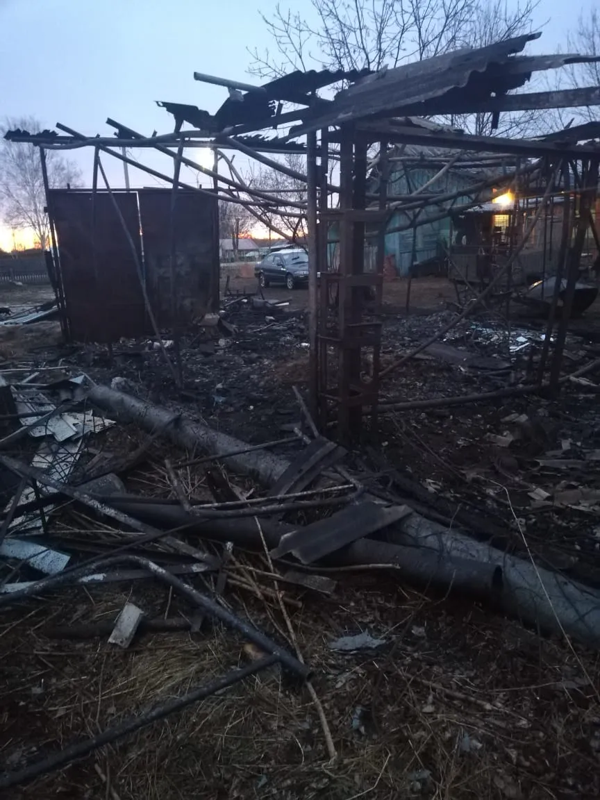 Банные процедуры закончились пожаром в частном секторе Биробиджана