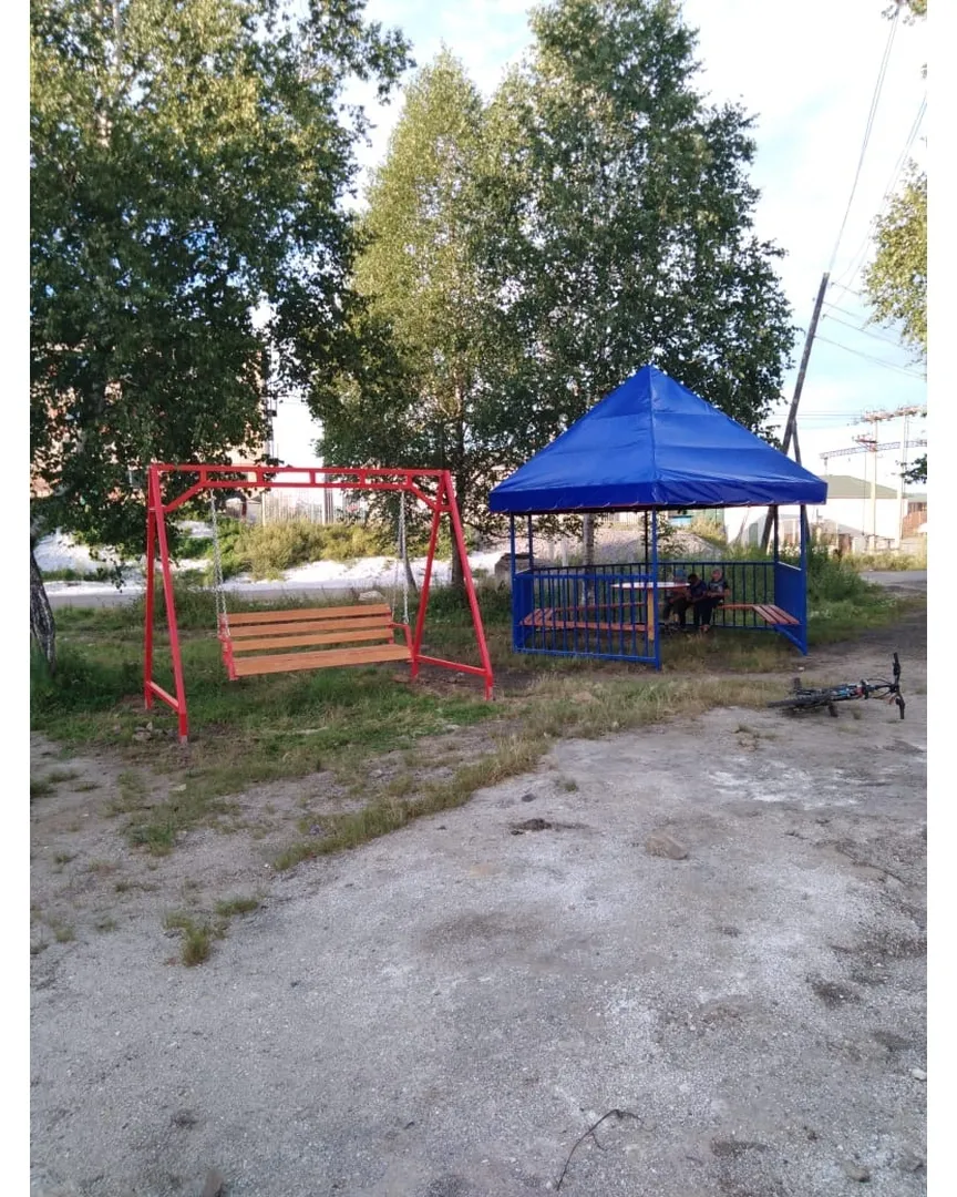 Малые архитектурные формы установили в одном из поселений Облученского района ЕАО