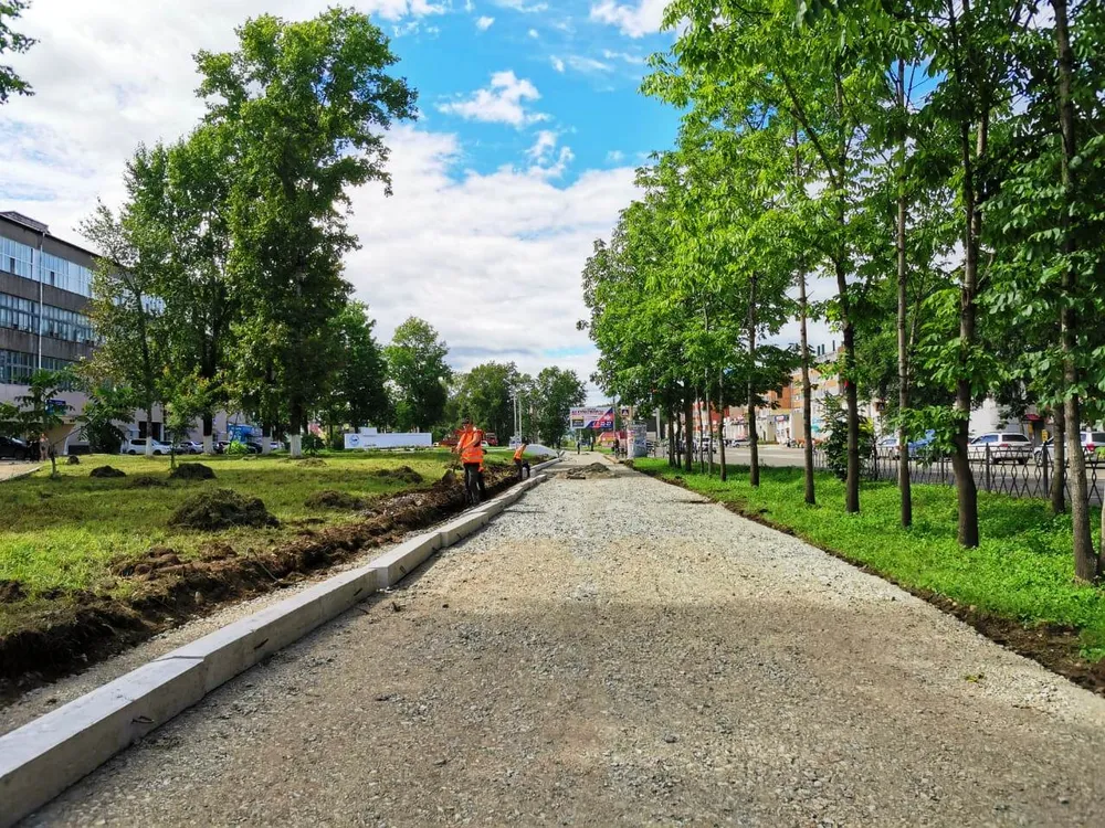 Хорошим тротуарам в Биробиджане быть!