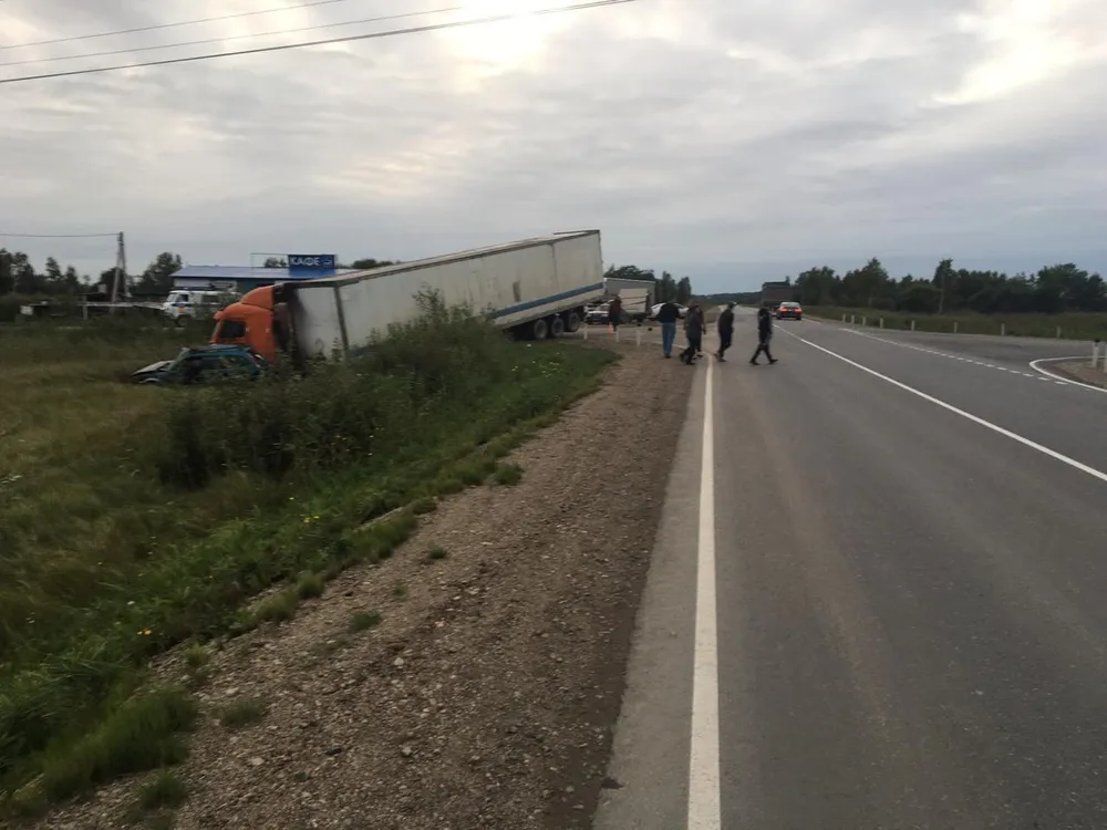 Скончался на месте ДТП водитель легковушки в ЕАО