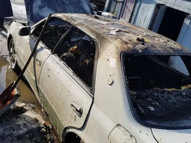 Сжег свой автомобиль из-за мороза житель ЕАО