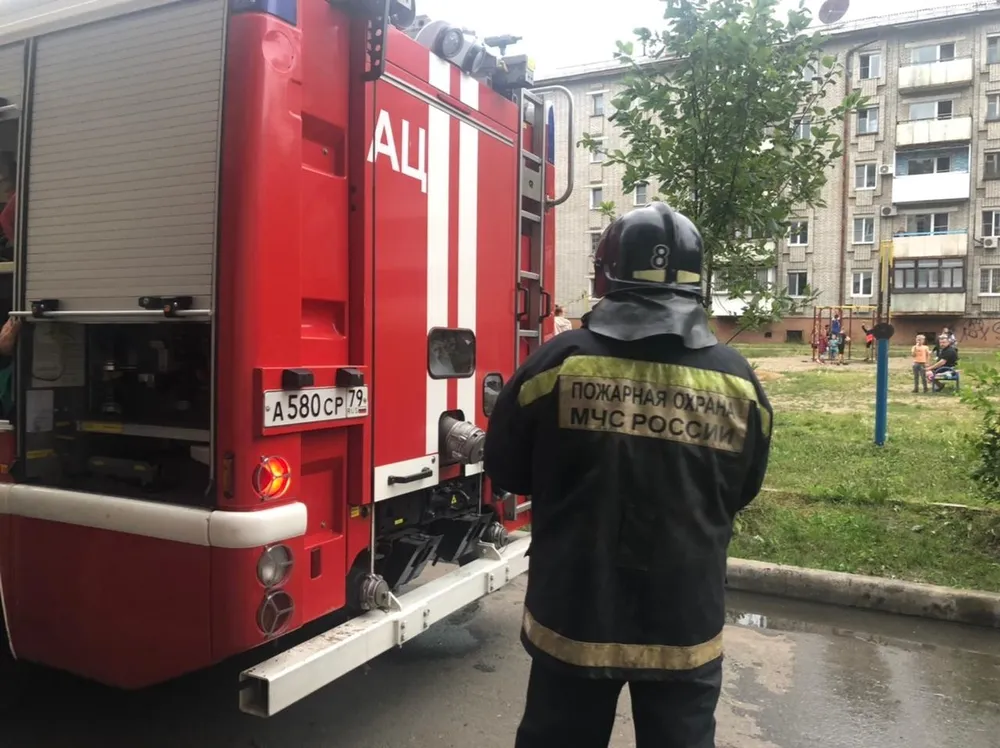 Пожар в жилой многоэтажке Биробиджана: погибли две собаки
