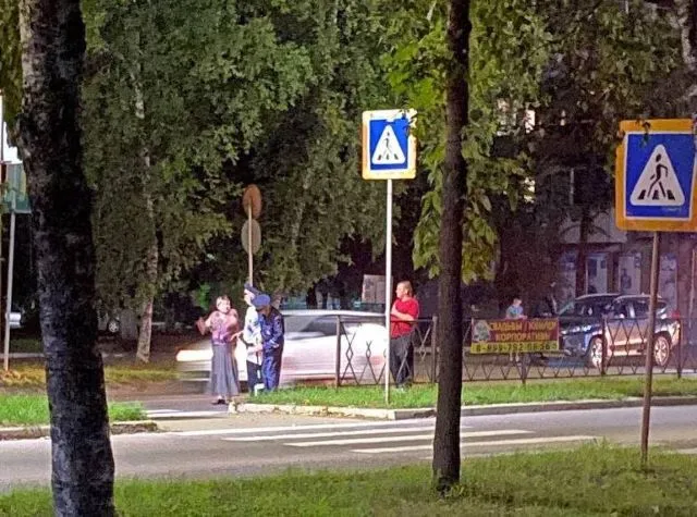 ВИДЕО: Нетрезвого велосипедиста сбило авто в центре Биробиджана