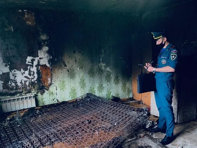 Едва не погибла в пожаре пенсионерка в ЕАО