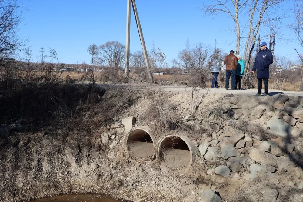 Общественники добились восстановления системы водоотведения в микрорайоне Биробиджан-2