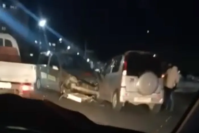 Пострадал водитель в жестком ДТП в Биробиджане