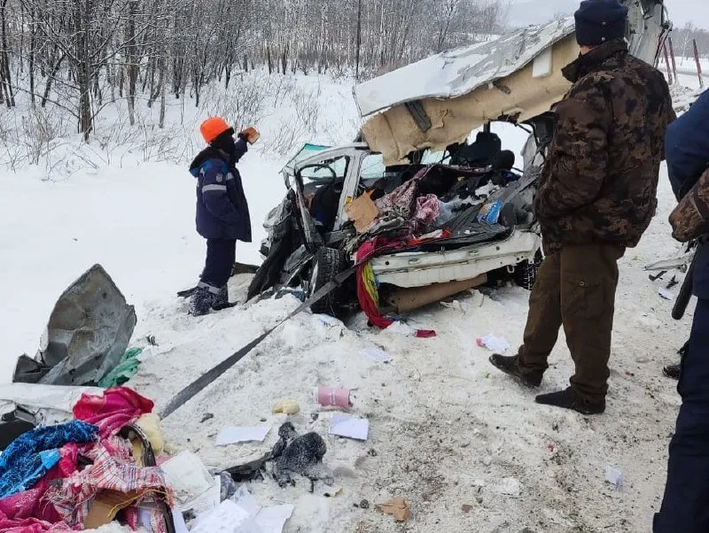 Жесткое ДТП произошло на трассе в ЕАО