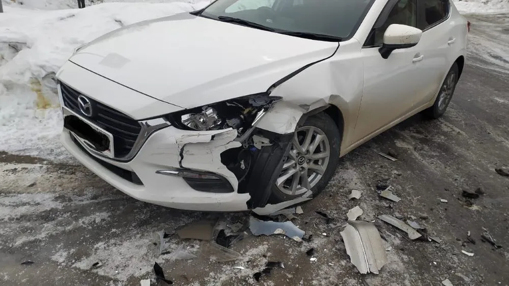 Автомобили столкнулись на одной из улиц Биробиджана