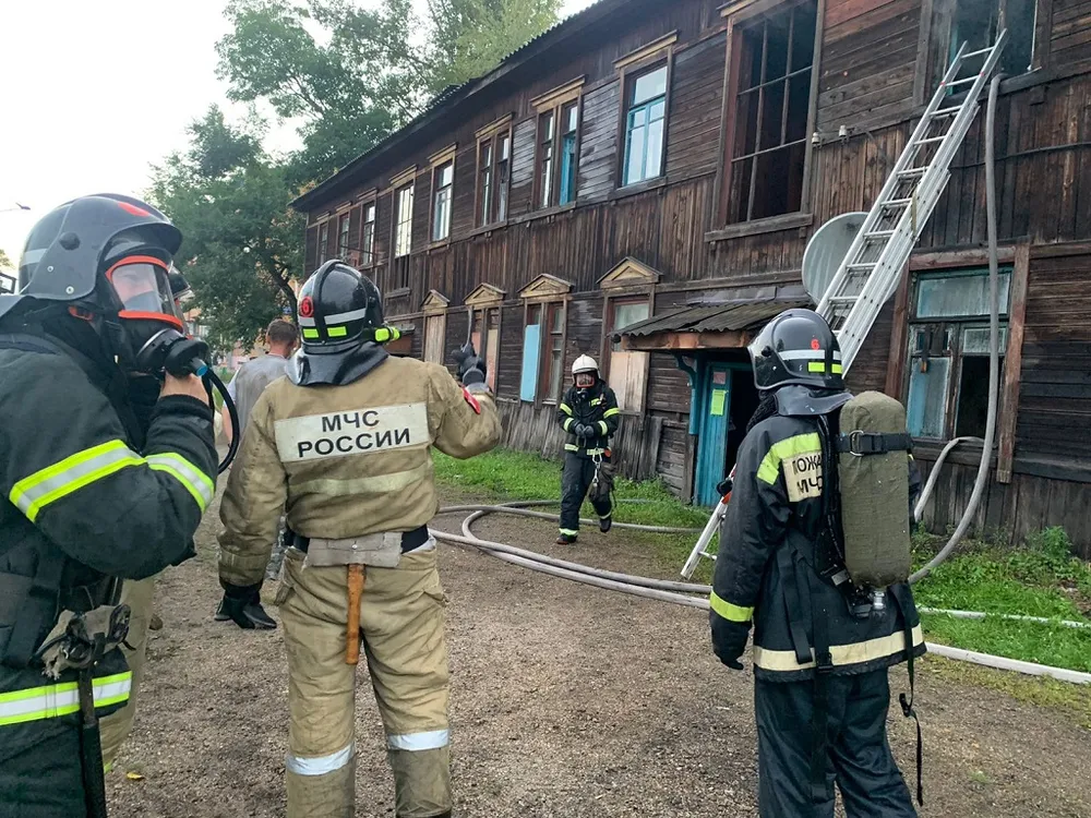 Шесть человек эвакуировано из пожара в Облученском районе ЕАО
