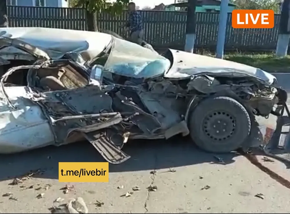 В жесткой аварии пострадал водитель в селе Валдгейм ЕАО