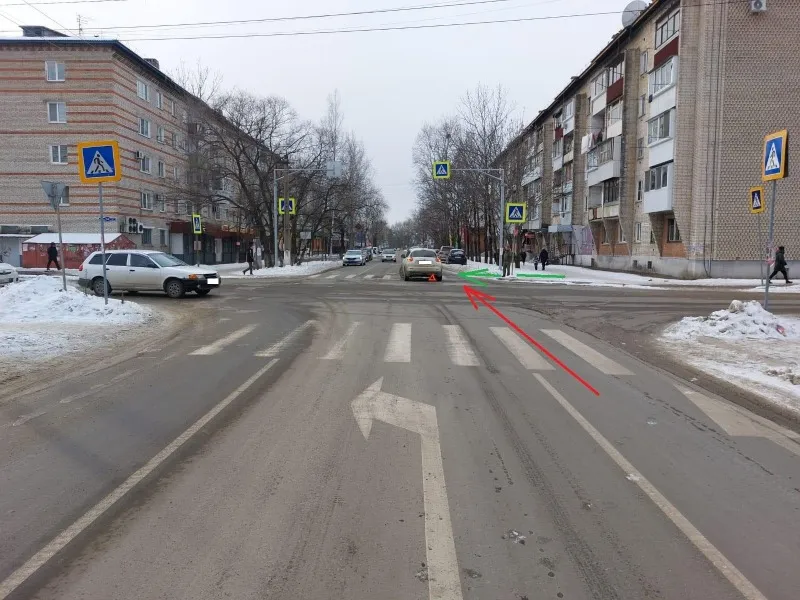 Сбили пешехода на переходе в центре Биробиджана