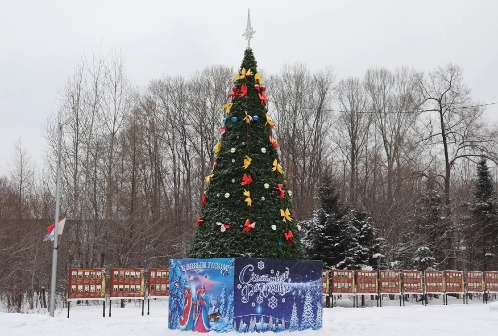 Новые украшения наденут на  главную ёлку в Облученском районе