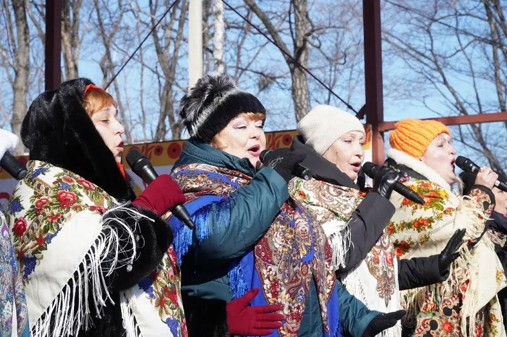 Широкие масленичные гулянья развернулись в Биробиджане