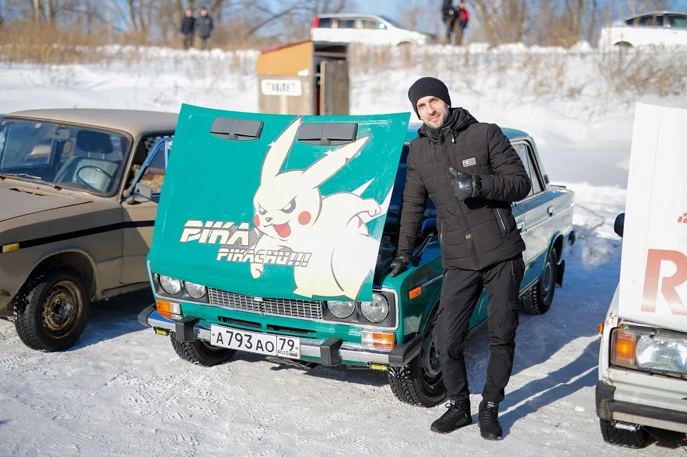 Ледовая гонка собрала более 50 автолюбителей в ЕАО - фоторепортаж