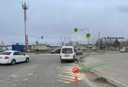В Биробиджане водитель совершил наезд на женщину на пешеходном переходе