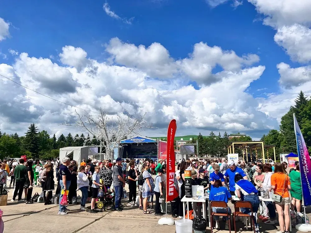 Собрали 1,7 тонны батареек на  ЭкоФесте-2023 в Биробиджане