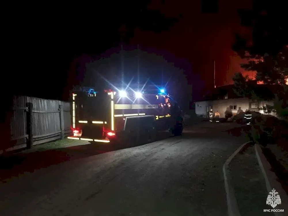 Горел завод по производству газировки ночью в ЕАО