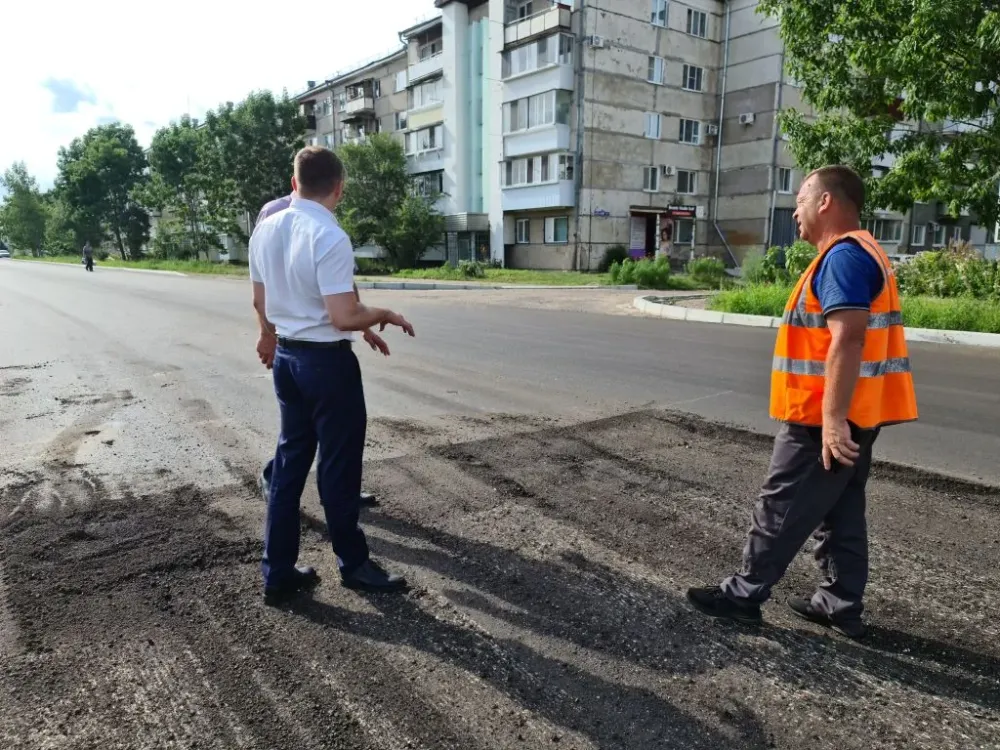 Недоброкачественно делают дороги в Биробиджане