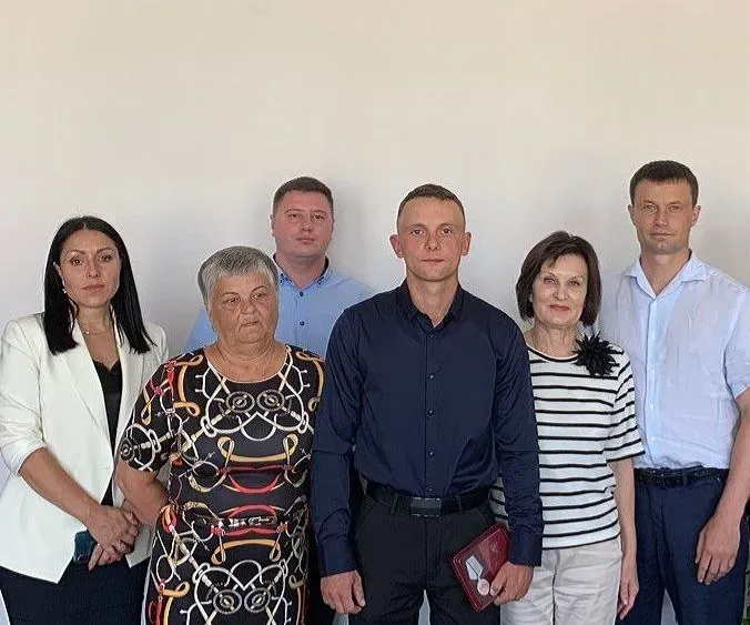 Наградили медалью «За отвагу» участника спецоперации из п. Приамурский ЕАО