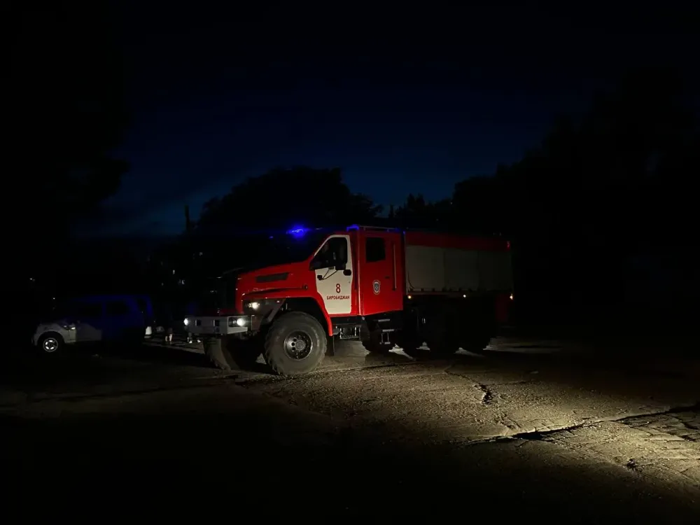 Четверо детей оказались ночью на улице из-за загоревшегося жилого дома в ЕАО