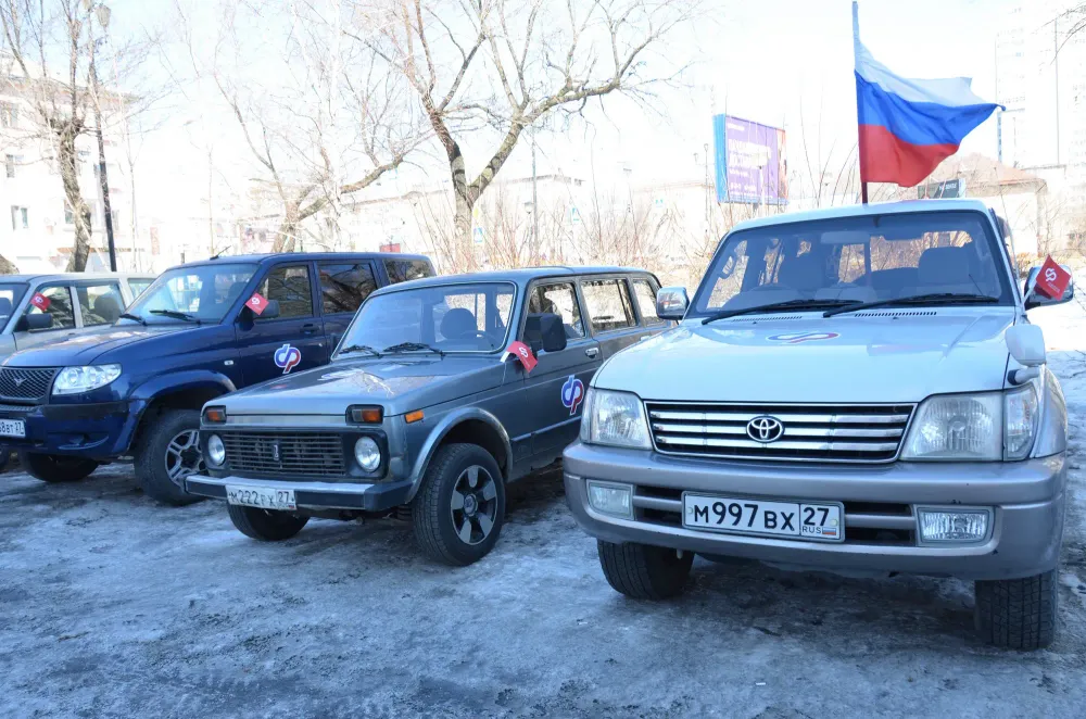 На передовую бойцам СВО передал 14 автомобилей Соцфонд по ЕАО и Хабаровскому краю