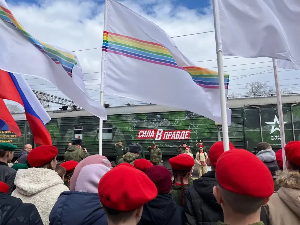 Агитпоезд «Сила в правде» прибыл в Биробиджан