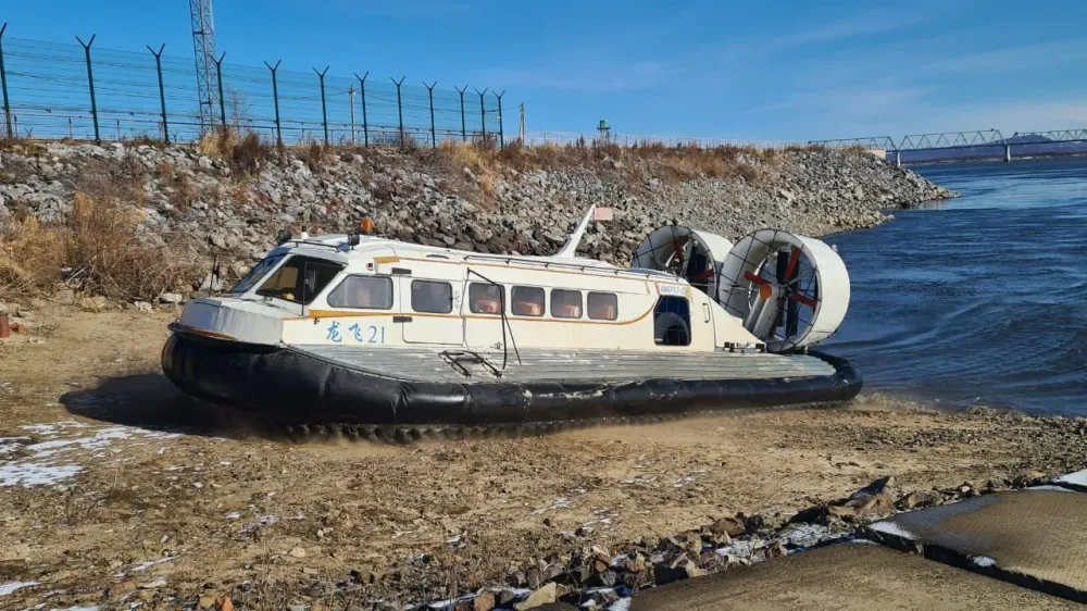 Приступили к разборке понтонного моста на госгранице в ЕАО