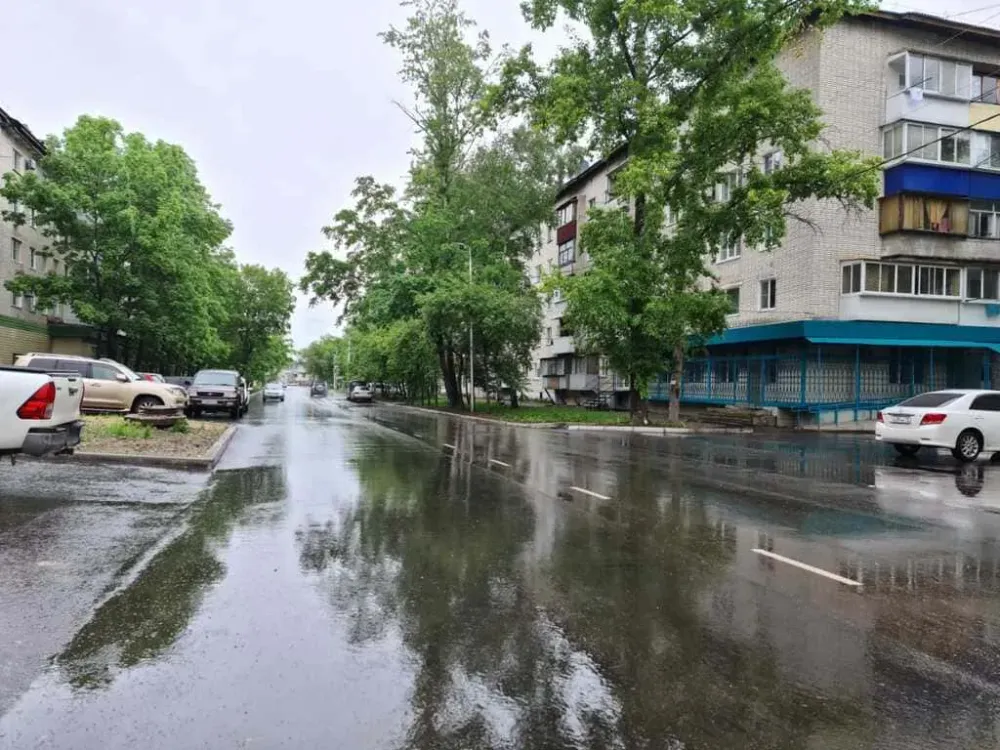 Завершили ремонт улицы в Биробиджане