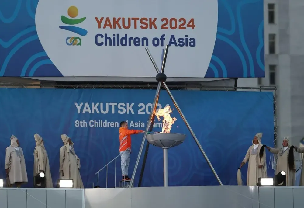 В Якутии торжественно открыли VIII летние спортивные Игры «Дети Азии»