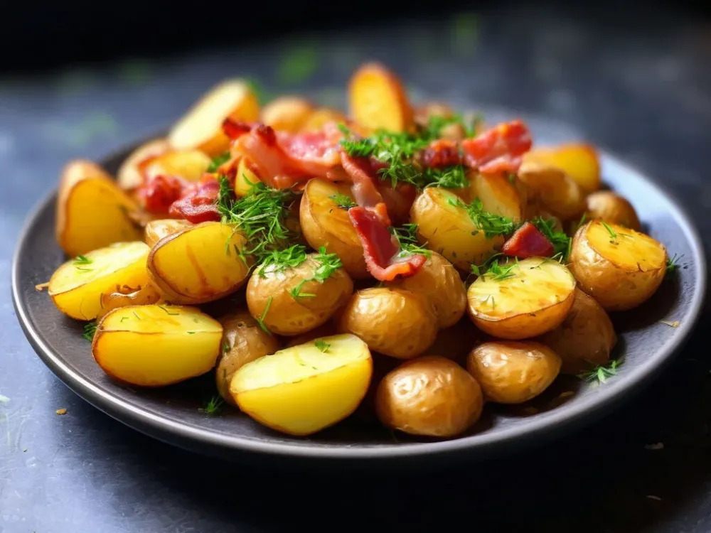 Картошка с салом – вкуснейший деревенский рецепт