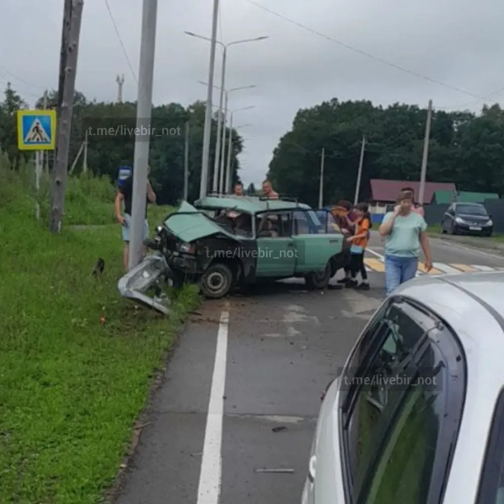 Жигули влетела в столб: трое пострадавших в ДТП в Биробиджанском районе