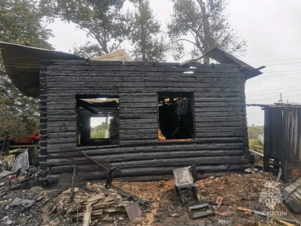 Вспыхнул дом после посещения родственником умершей жительницы ЕАО