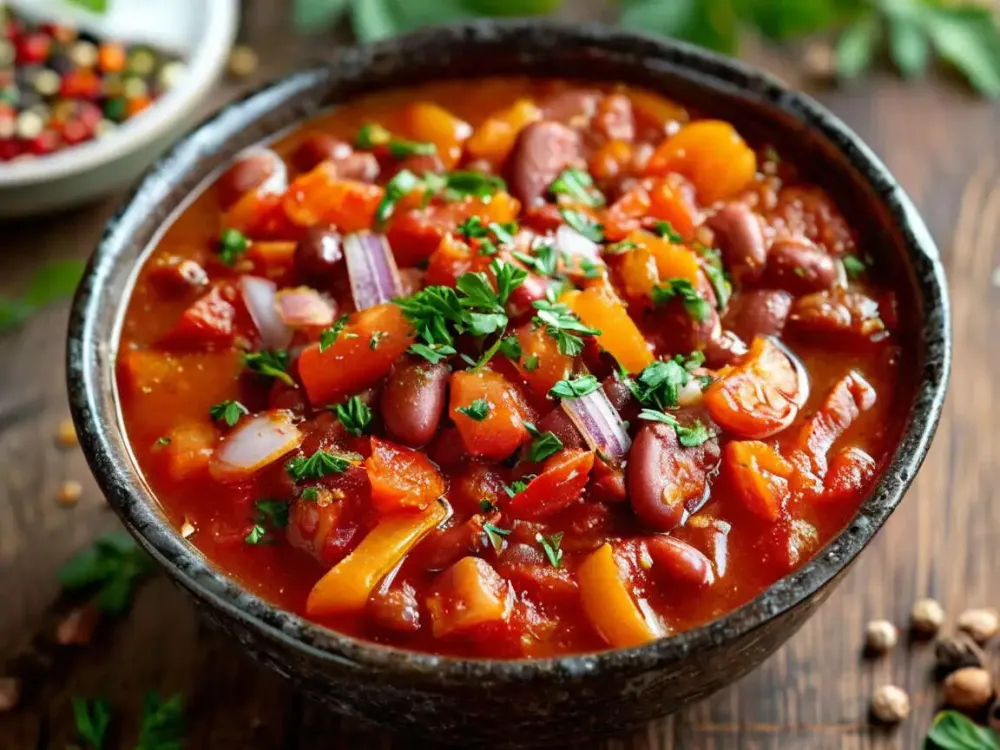 Рагу из красной фасоли — вкуснейший вегетарианский обед