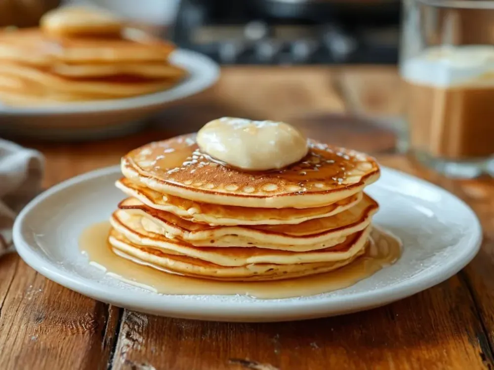 Оладьи из творога – очень простая идея для завтрака