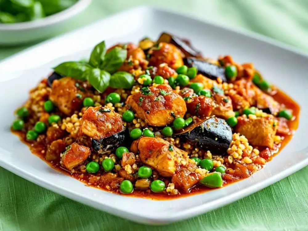 Кускус с овощами и курицей – ленивый рецепт на выходные