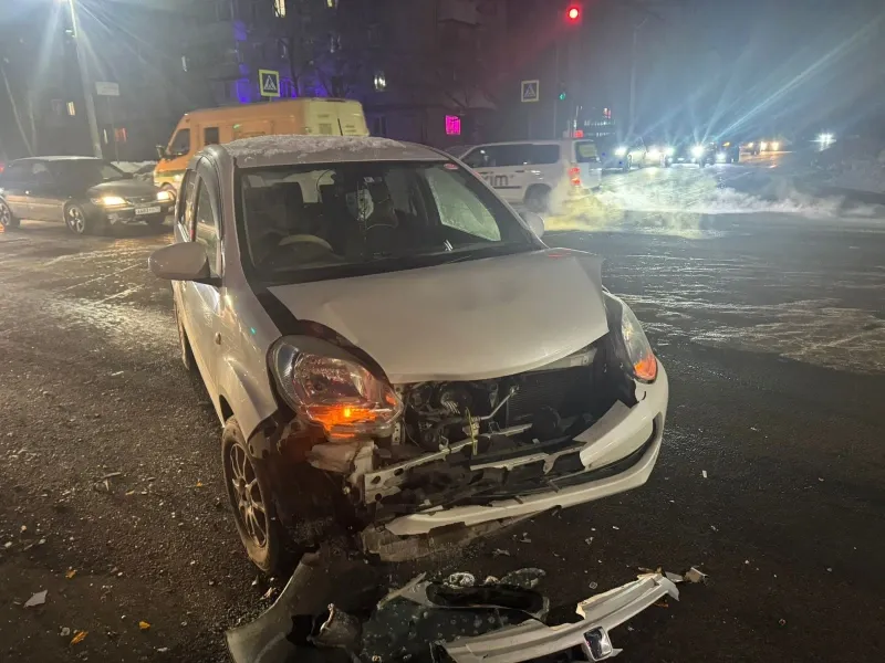 Ребенок пострадал в ДТП на дороге в Биробиджане