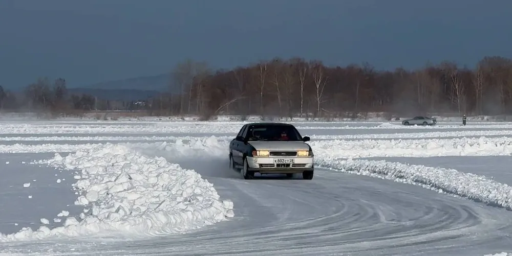 Ралли-спринт «Ледовая битва» прошла в Биробиджане