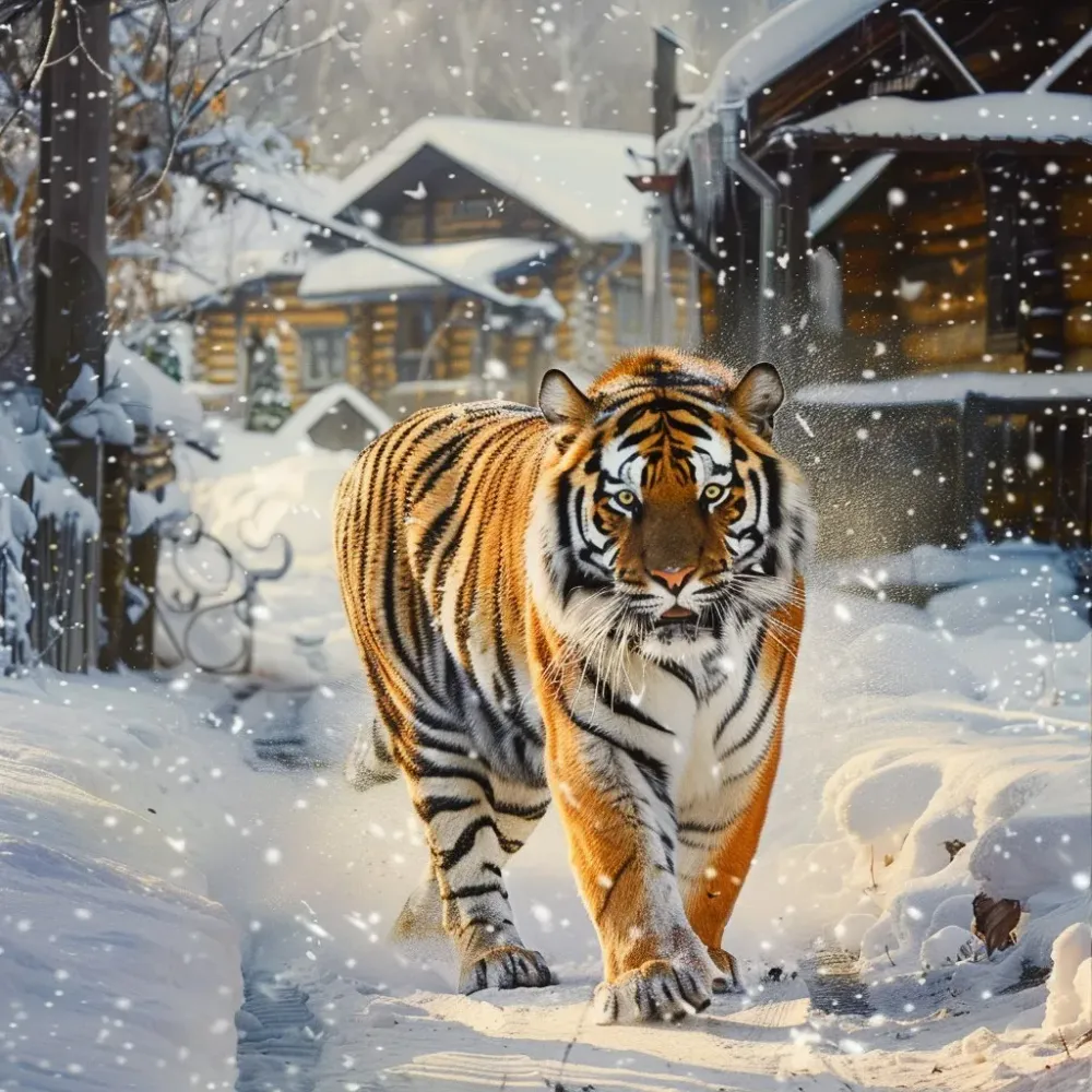 Получено разрешение на усыпление тигров, повадившихся к людям в ЕАО