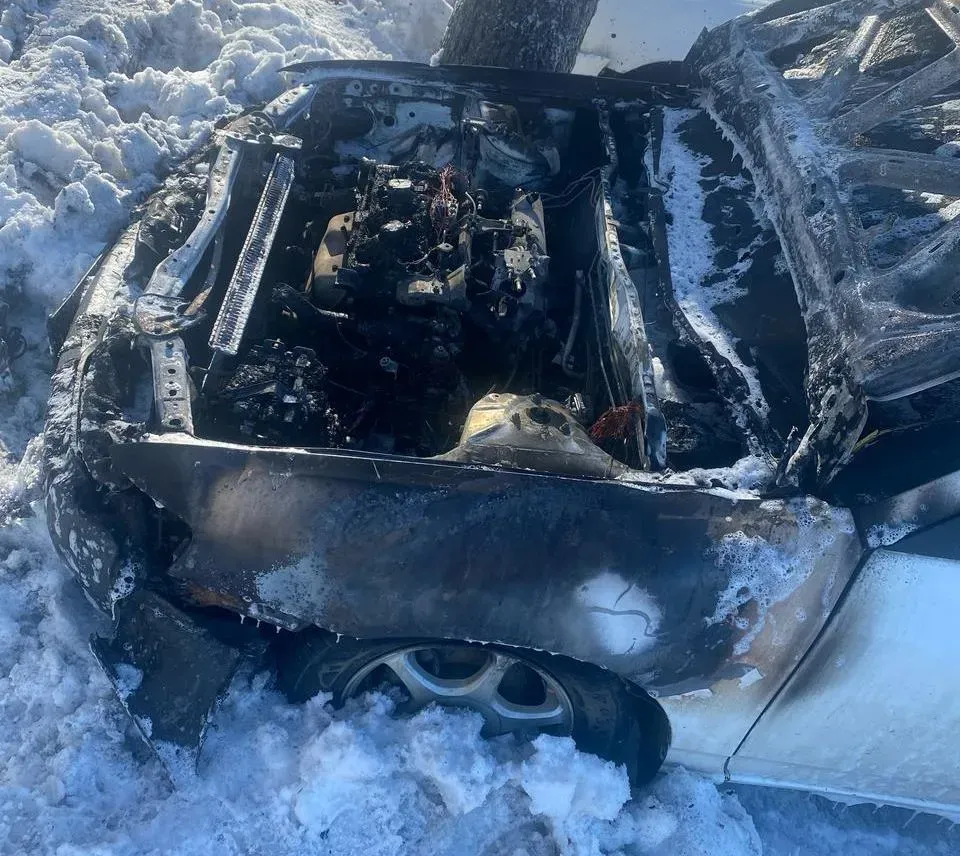 «Прощай, моя ласточка»: Житель ЕАО сжег автомобиль, прогревая его