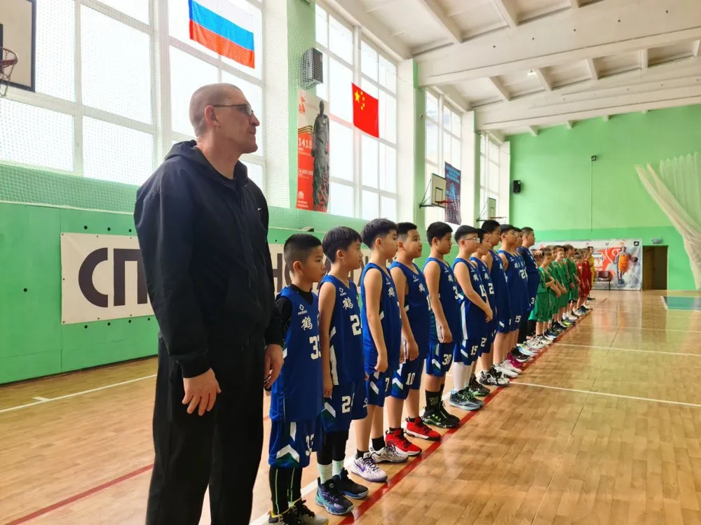 Спортивная делегация из Хэгана принимает участие в международном турнире по баскетболу в Биробиджане