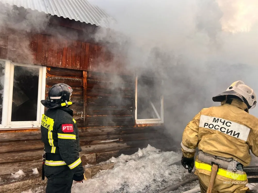 Пожар в ЕАО унес жизни двух пенсионеров