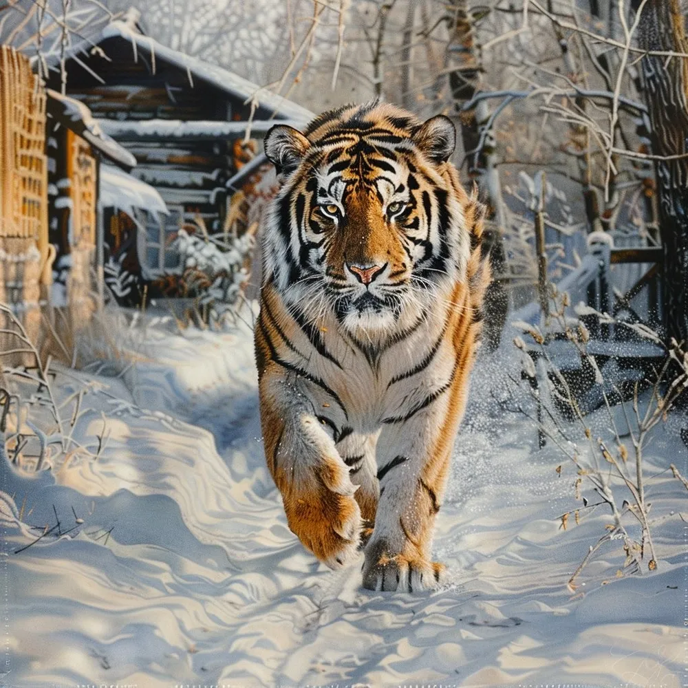 В районе Бирофельдского поселения ЕАО вновь замечен тигр