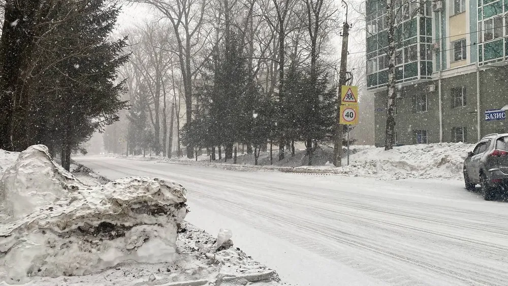 Снег продолжит идти в ЕАО 14 марта
