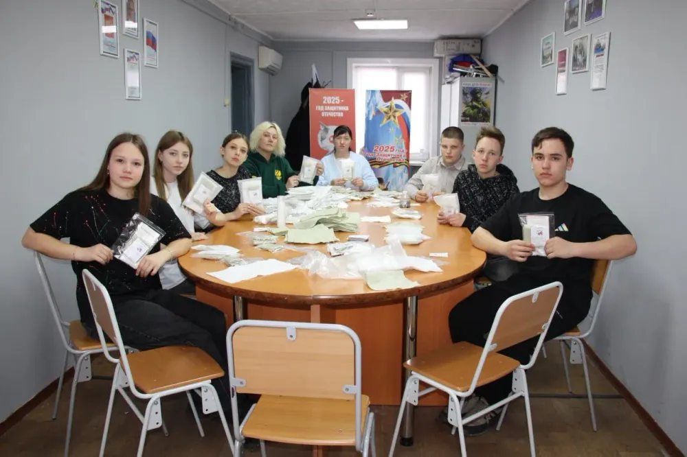 «Сухой душ» изготавливают для бойцов спецоперации дети в ЕАО