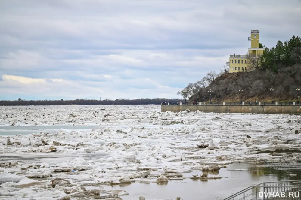 Ледоход начался на Амуре у Хабаровска