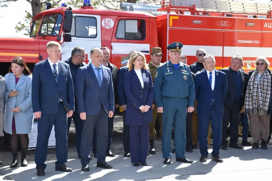 Новую пожарную часть открыли в Хабаровском крае