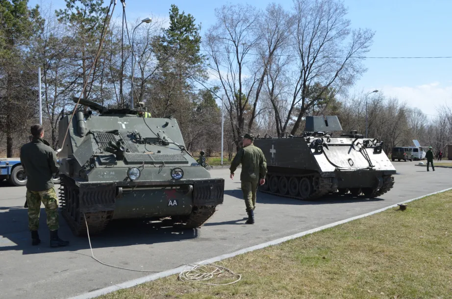Трофейная техника НАТО и ВСУ прибыла в Комсомольск-на-Амуре